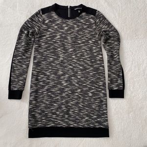 Victoria’s Secret Y2K Gray & Black Long Sleeve Tunic Mini Dress Size S